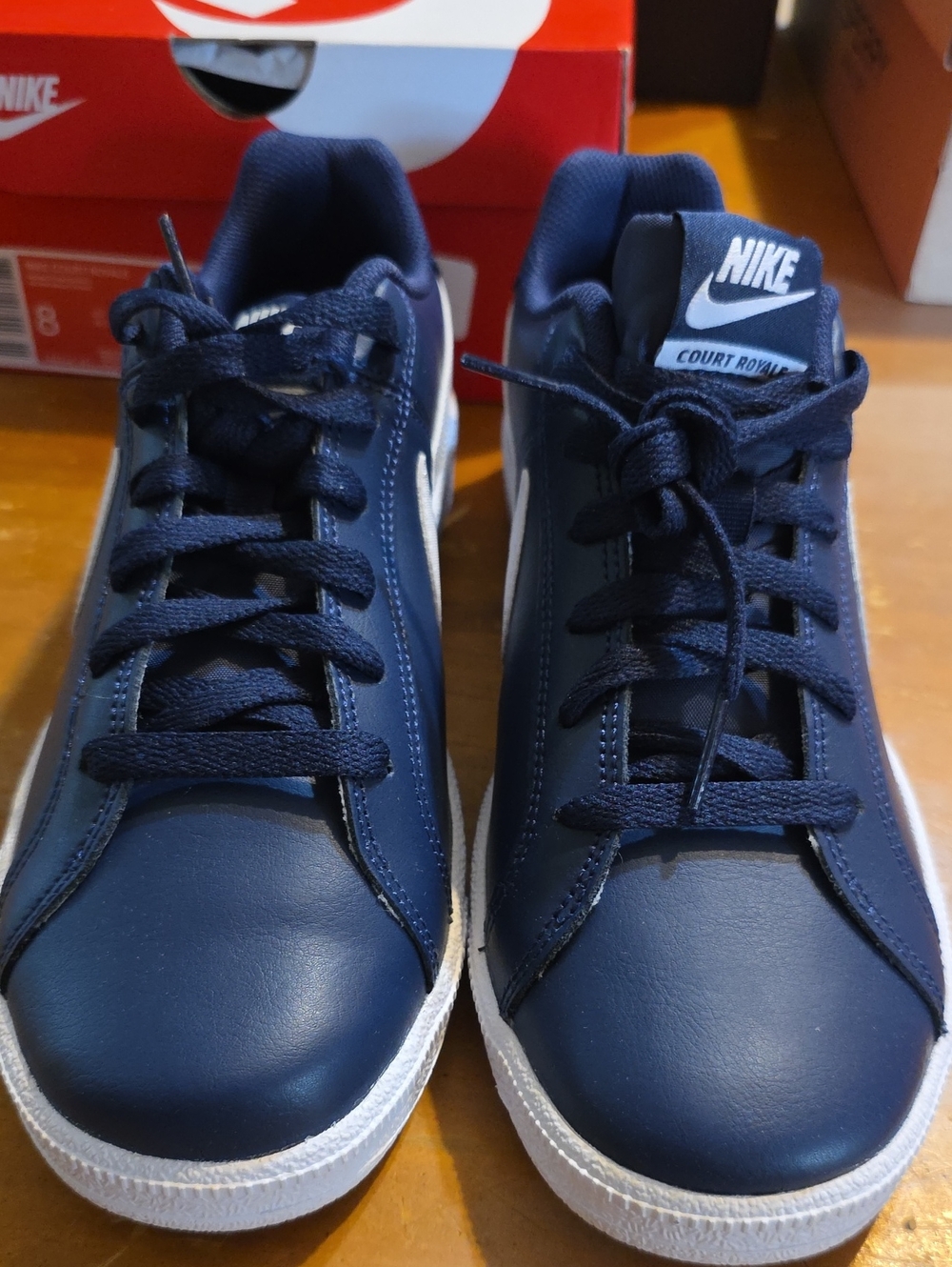 Nike Court Royale Men's Navy and White Sneakers